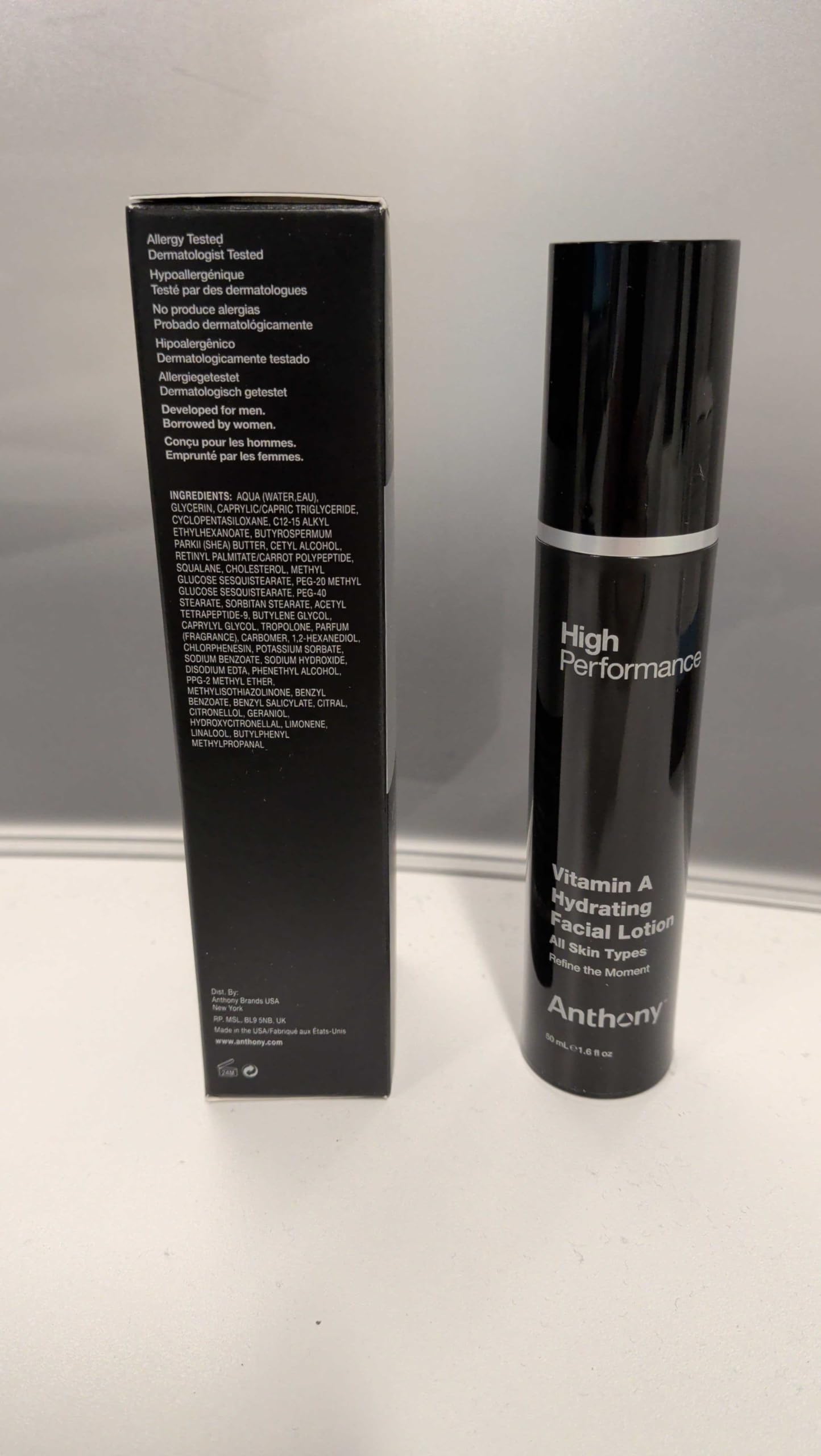Anthony High Performance Vitamin A Treatment | Advanced Anti-Aging Face Cream with Shea Butter & Squalane