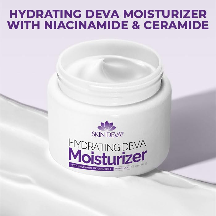 Skin Deva SKIN DEVA 2 oz Hydrating Moisturizer with Niacinamide & Ceramide – Oil ...