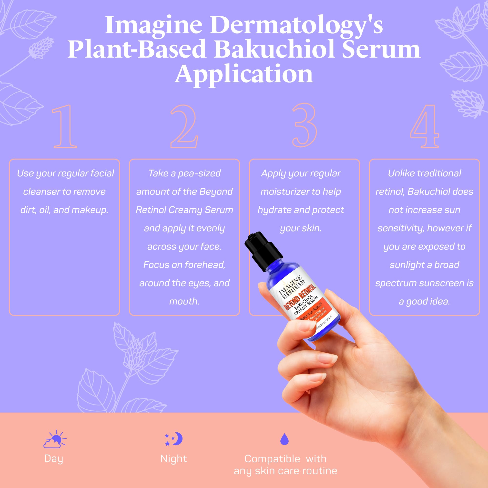 Imagine Dermatology Safe ingredients label reassuring parabens-free formulation.