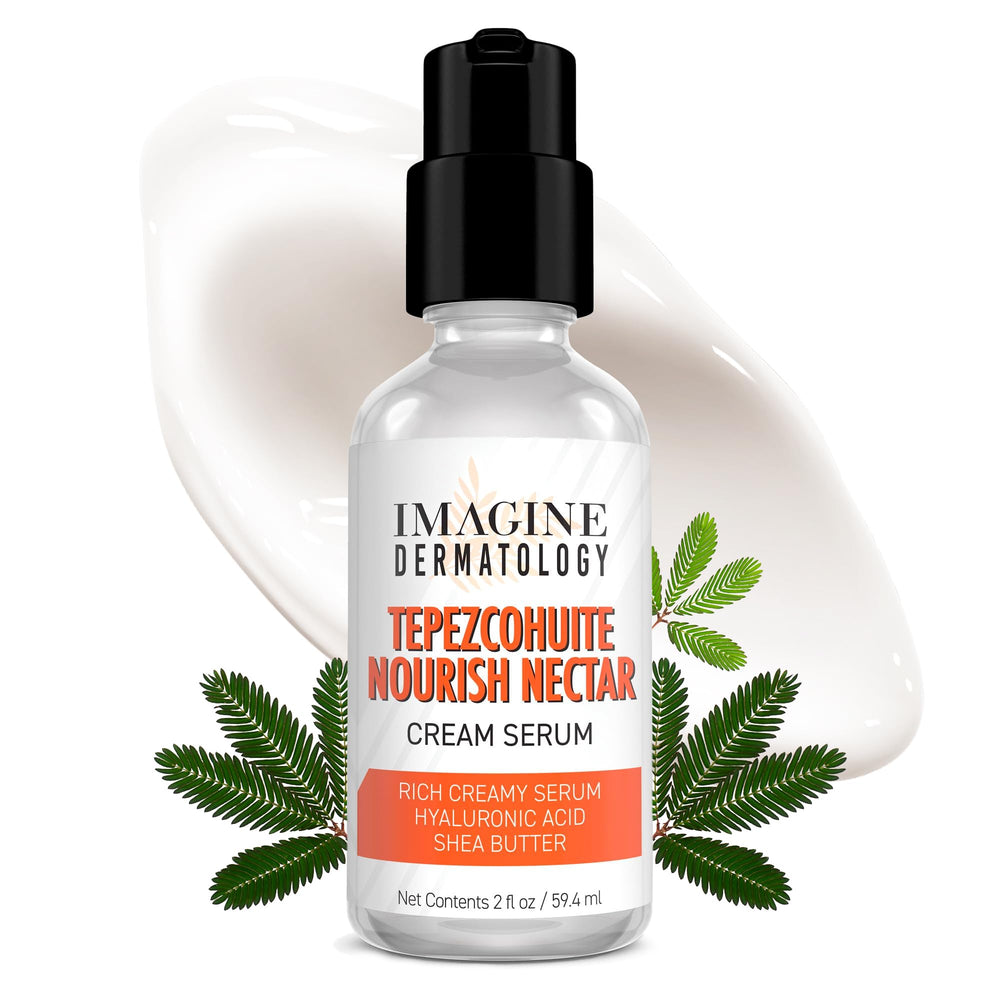 Imagine Dermatology Nourish Nectar bottle, unscented formula for sensitive skin