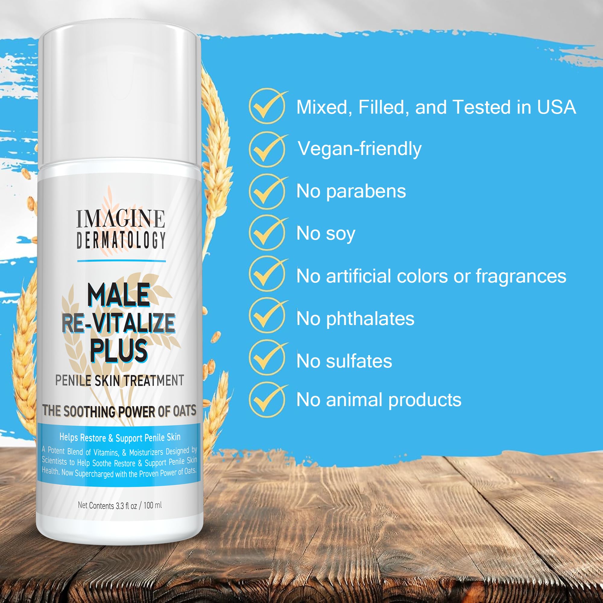 TSA-compliant 100 ml packaging for Imagine Dermatology cream