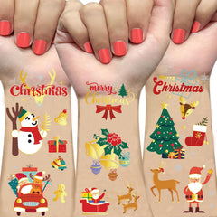 Imarisha Christmas tattoos packaging showing 120 sheets ideal for festive party favors