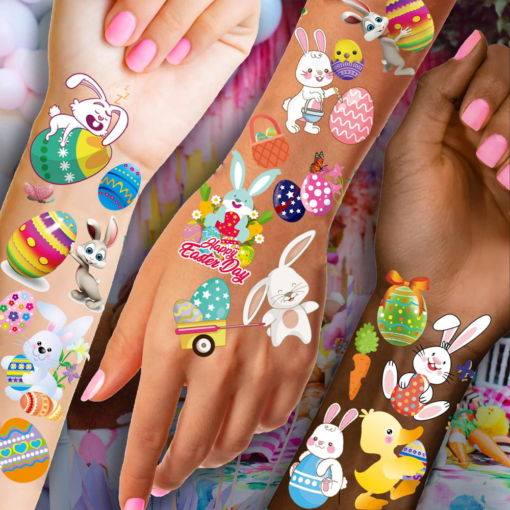 Imarisha Easter tattoo safe materials protect sensitive skin during Easter fun.