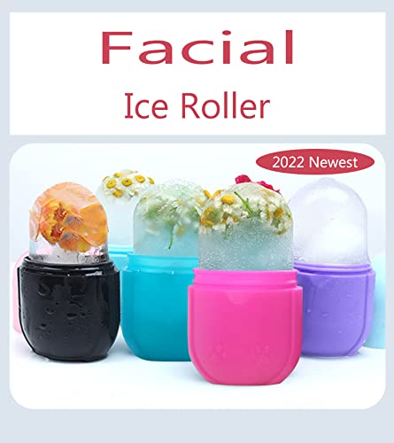 IMEASY beauty kit with blue ice roller, illustrating customizable cooling care.