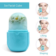 IMEASY neck-decolletage roller demonstrated for contouring and soothing sensation.