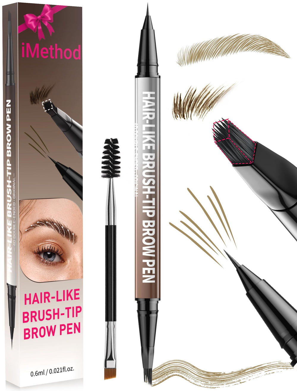 iMethod Eyebrow Pen daily-use consistency supports long wear.