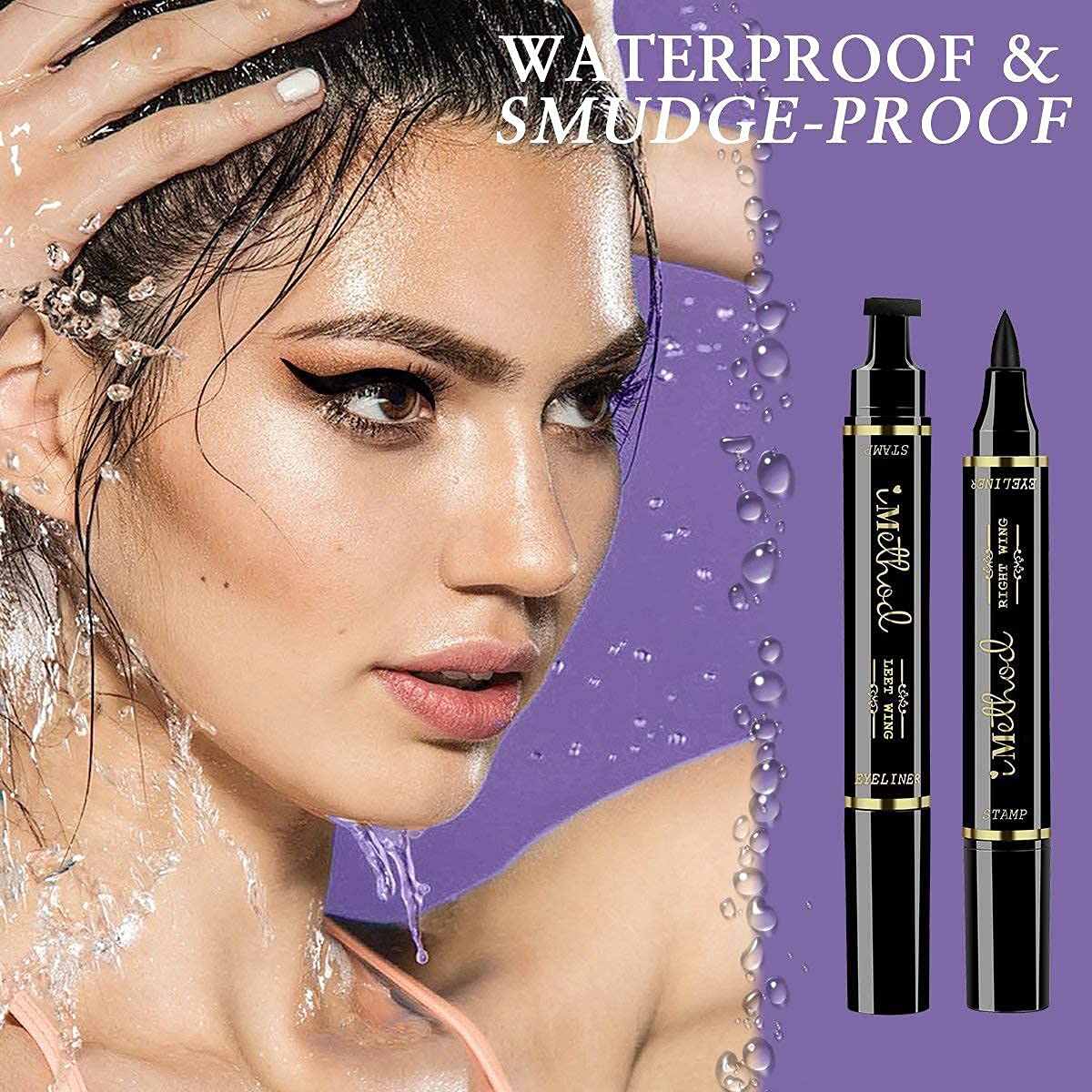 iMethod travel-friendly eyeliner kit fits in your bag.