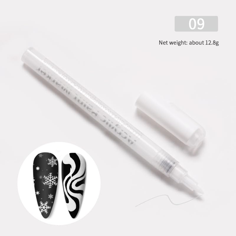 IMGDD Nail Art Pen dot-patterning in action for quick, playful nail designs.