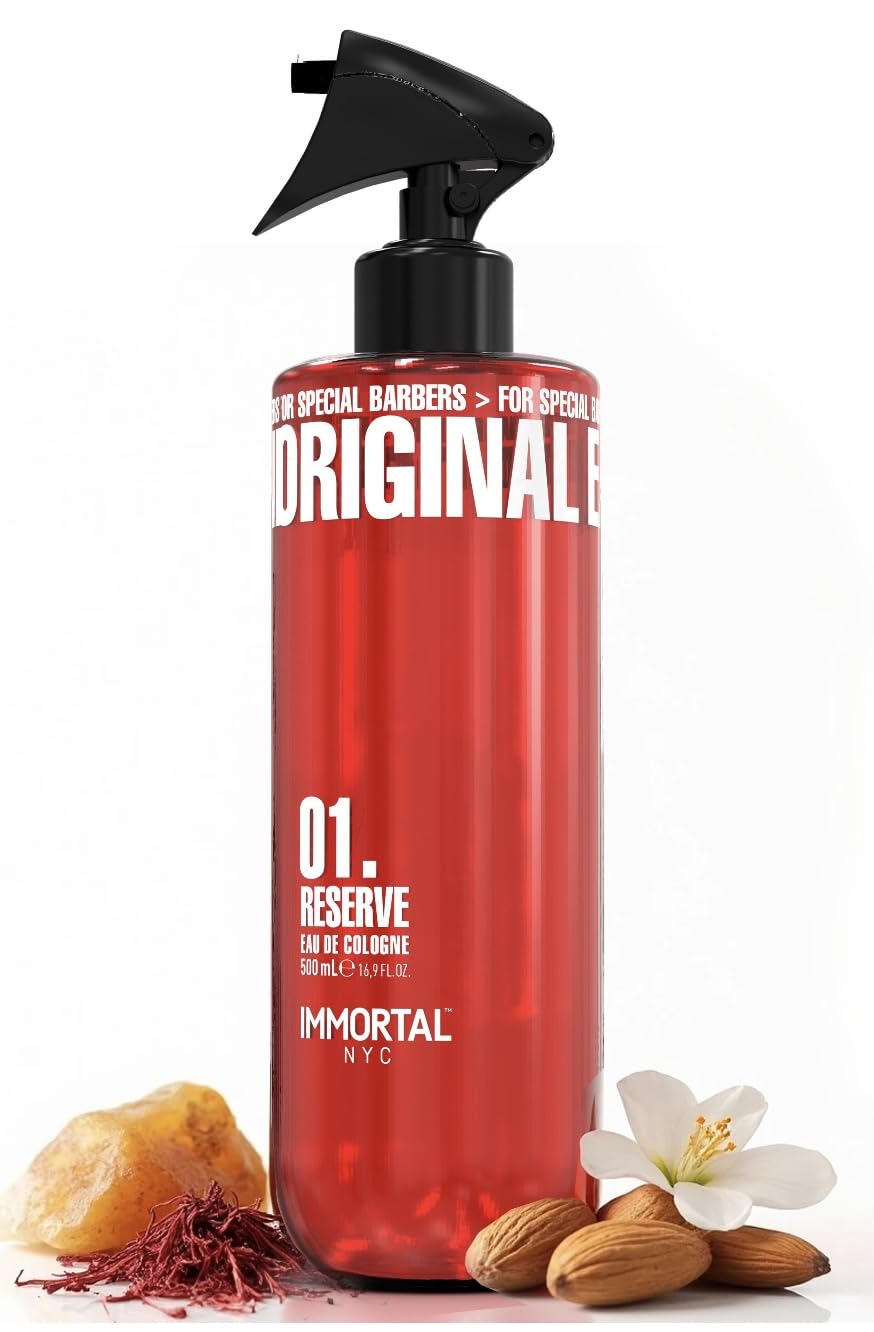 Immortal NYC Reserve 01 bottle closeup, premium masculine fragrance