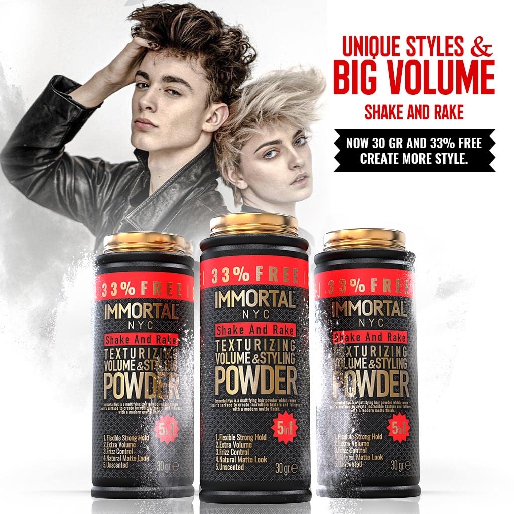 Rinsing Immortal NYC Shake and Rake powder away with water.