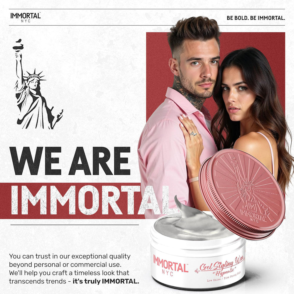 Immortal NYC Hypnotic 150ml size supports regular styling