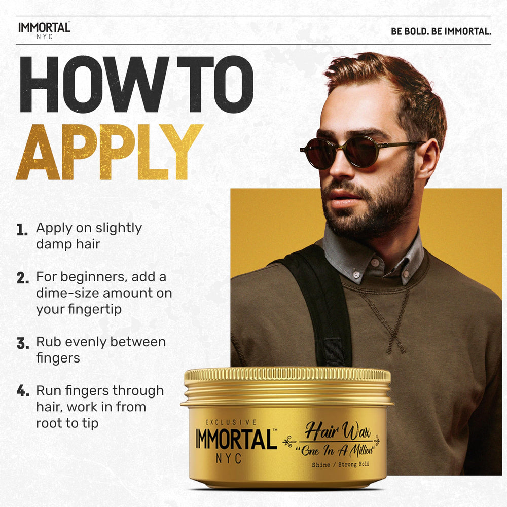 Immortal NYC close-up reveals glossy high-shine finish without heaviness.