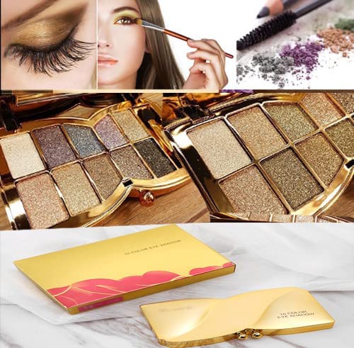 Impeccablery glitter eyeshadow palette uses mineral ingredients for sensitive skins.