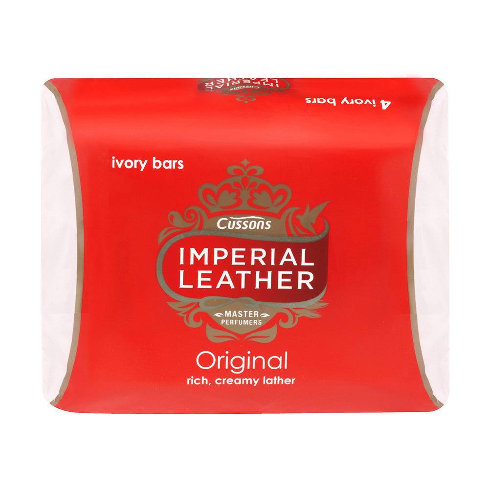 Imperial Leather Original Bar Soap bulk-pack packaging showing 8 x 4 bars for homes