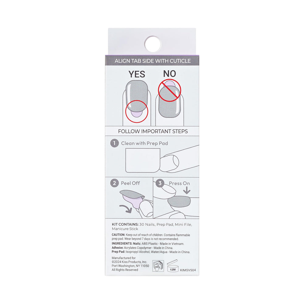 imPRESS no-glue set offers quick, teen-friendly nail updates.