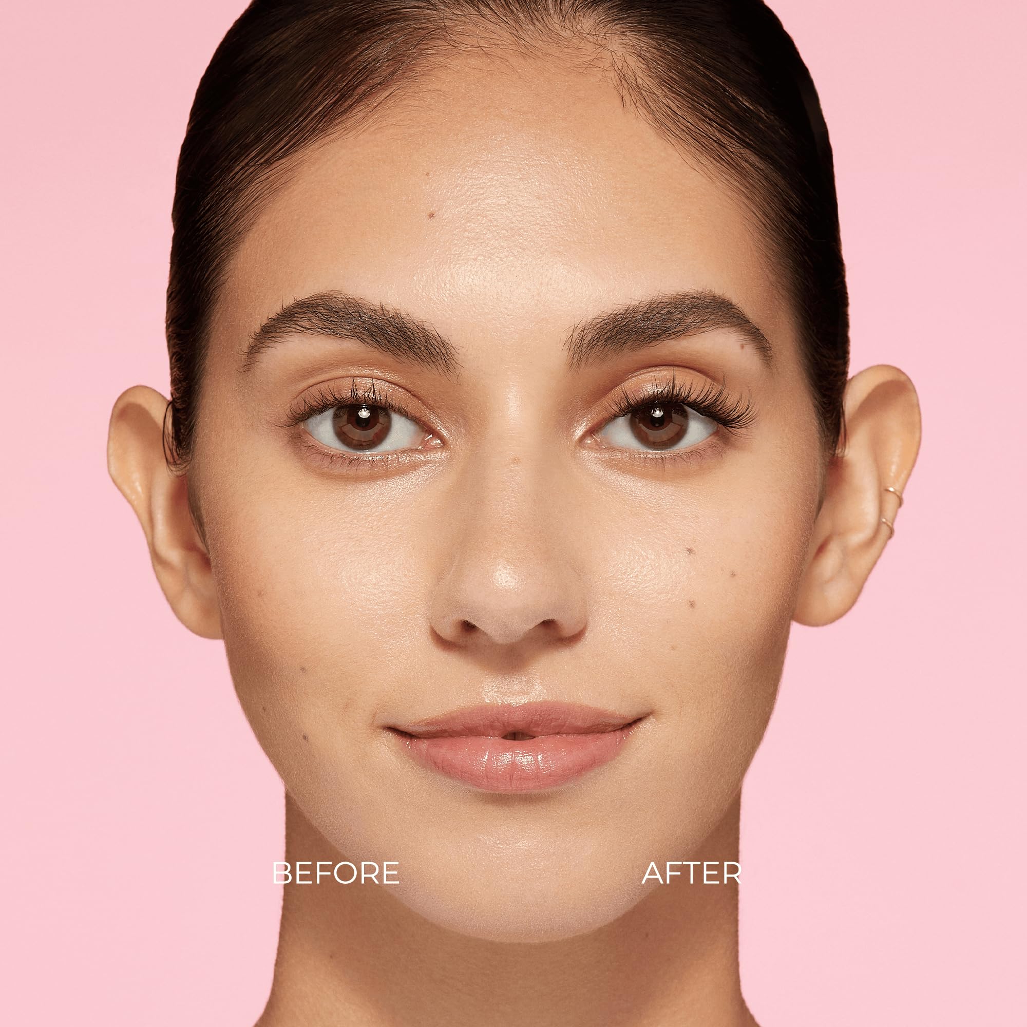 imPRESS Falsies voluminous-look clusters for a fuller lash appearance.