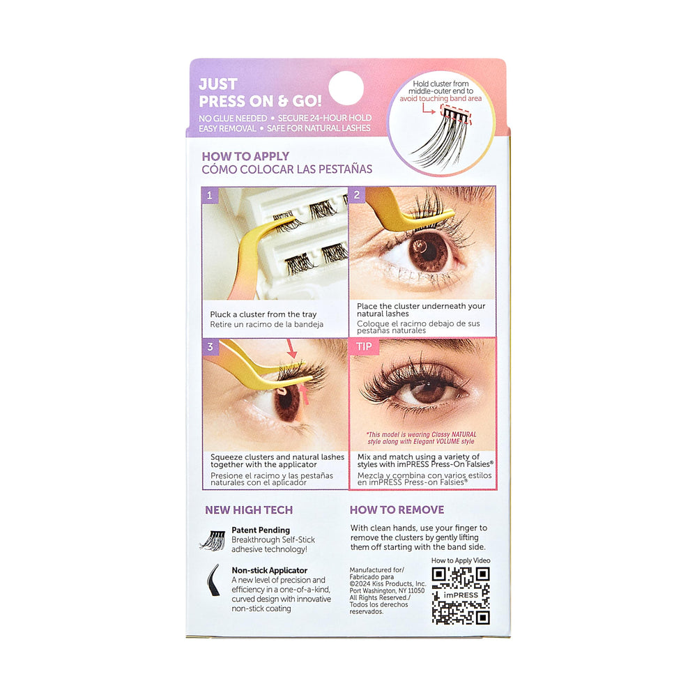 imPRESS Falsies front view pack showcases product design.
