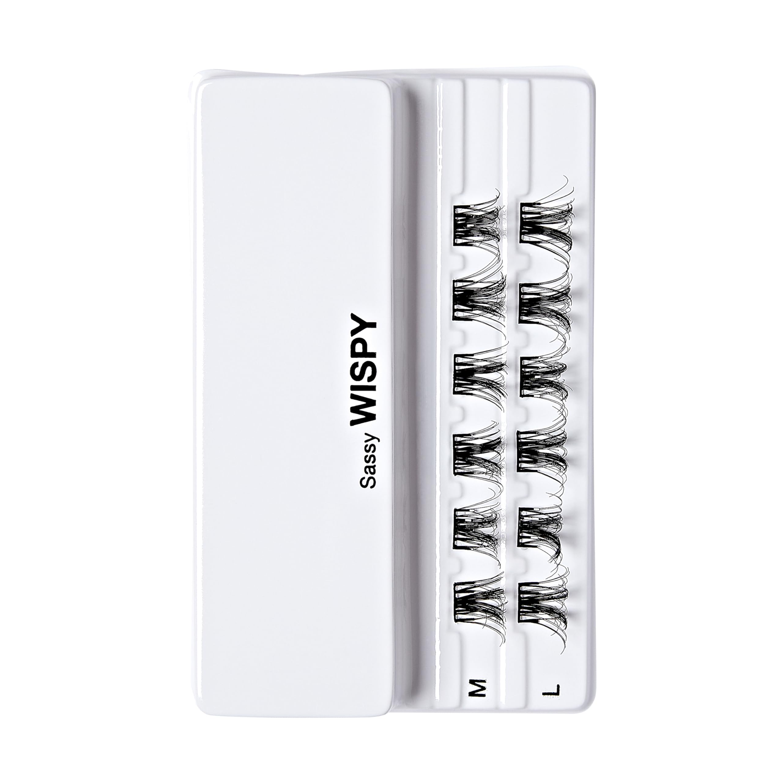 imPRESS Falsies lash-on eye application shows fast, glue-free wear.