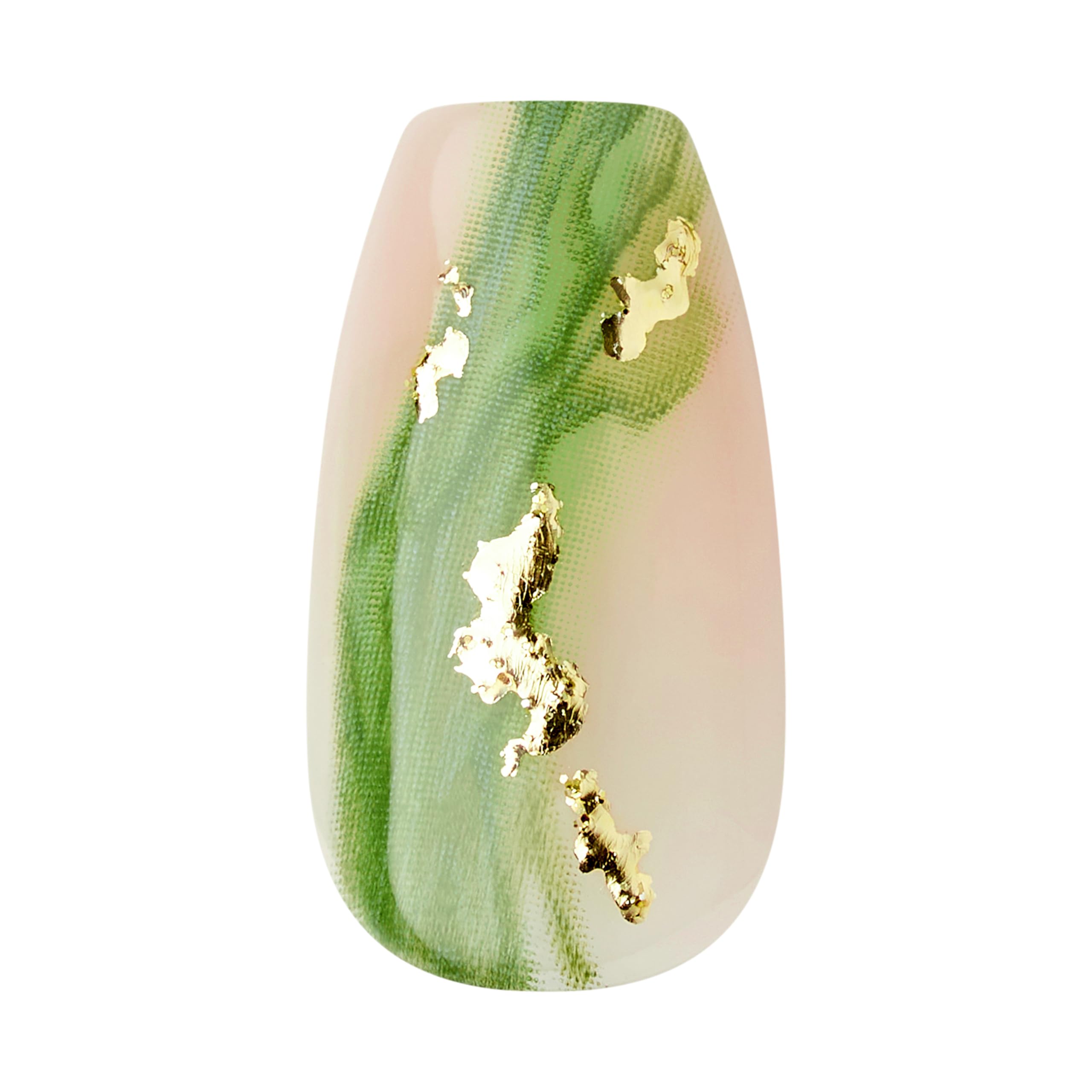 imPRESS medium length coffin nails designed for comfortable wear