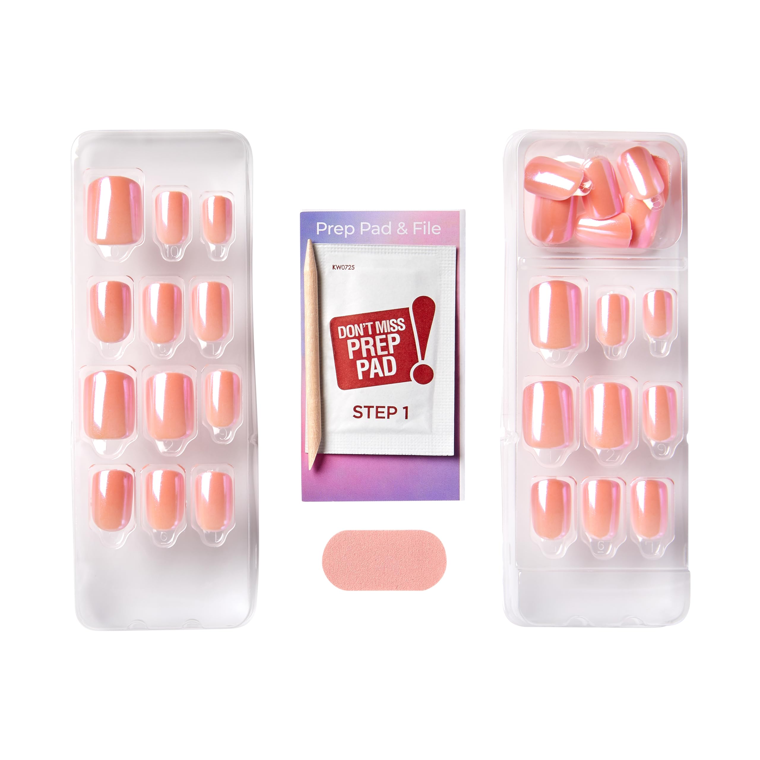 ImPRESS prep pad and manicure stick included for prep and precise placement