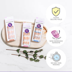 imPRESS prep pad and file for a clean nail prep.
