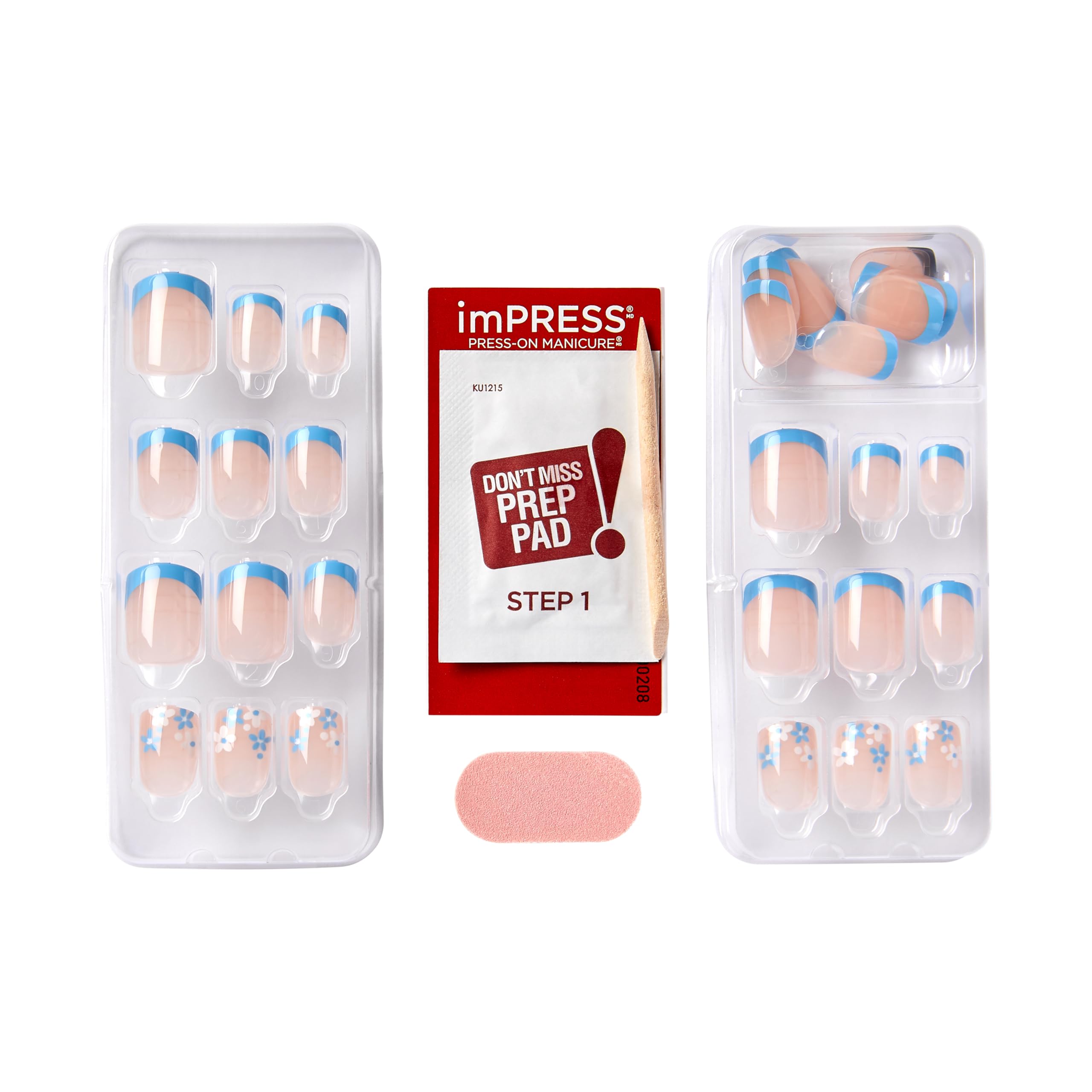 imPRESS Snooze blue nails deliver salon-like results at home.