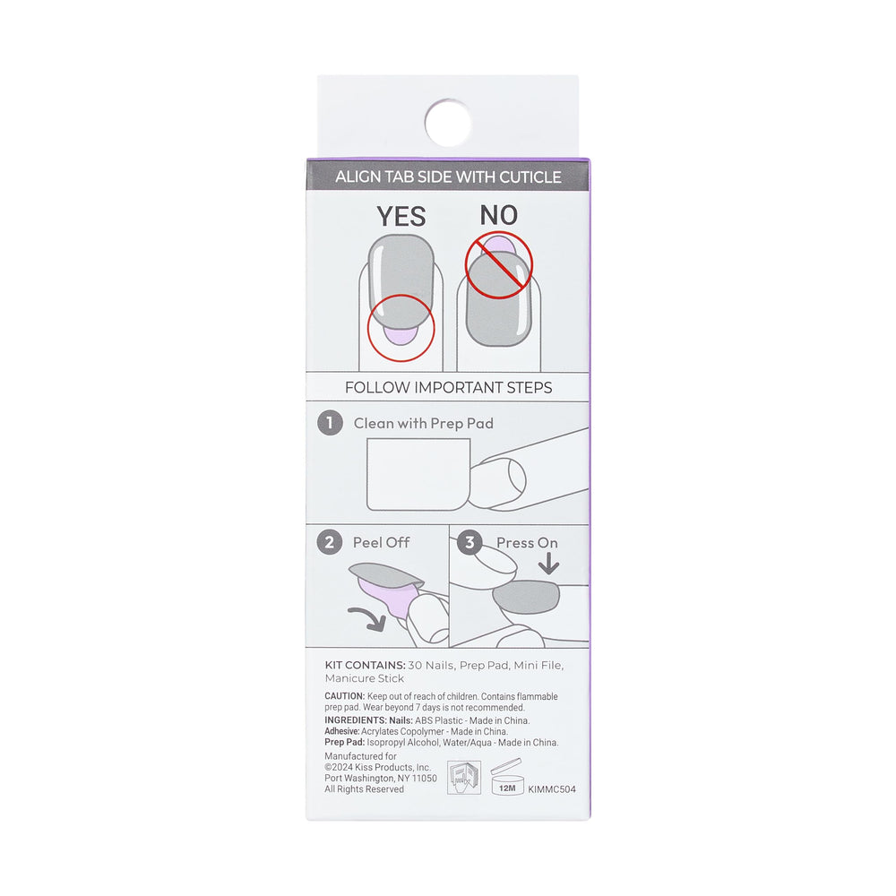 imPRESS nails offer up to 10 days hold without glue