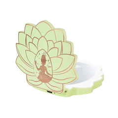 Impressions Vanity Tiana Lotus mirror daylight LED helps even lighting during makeup.