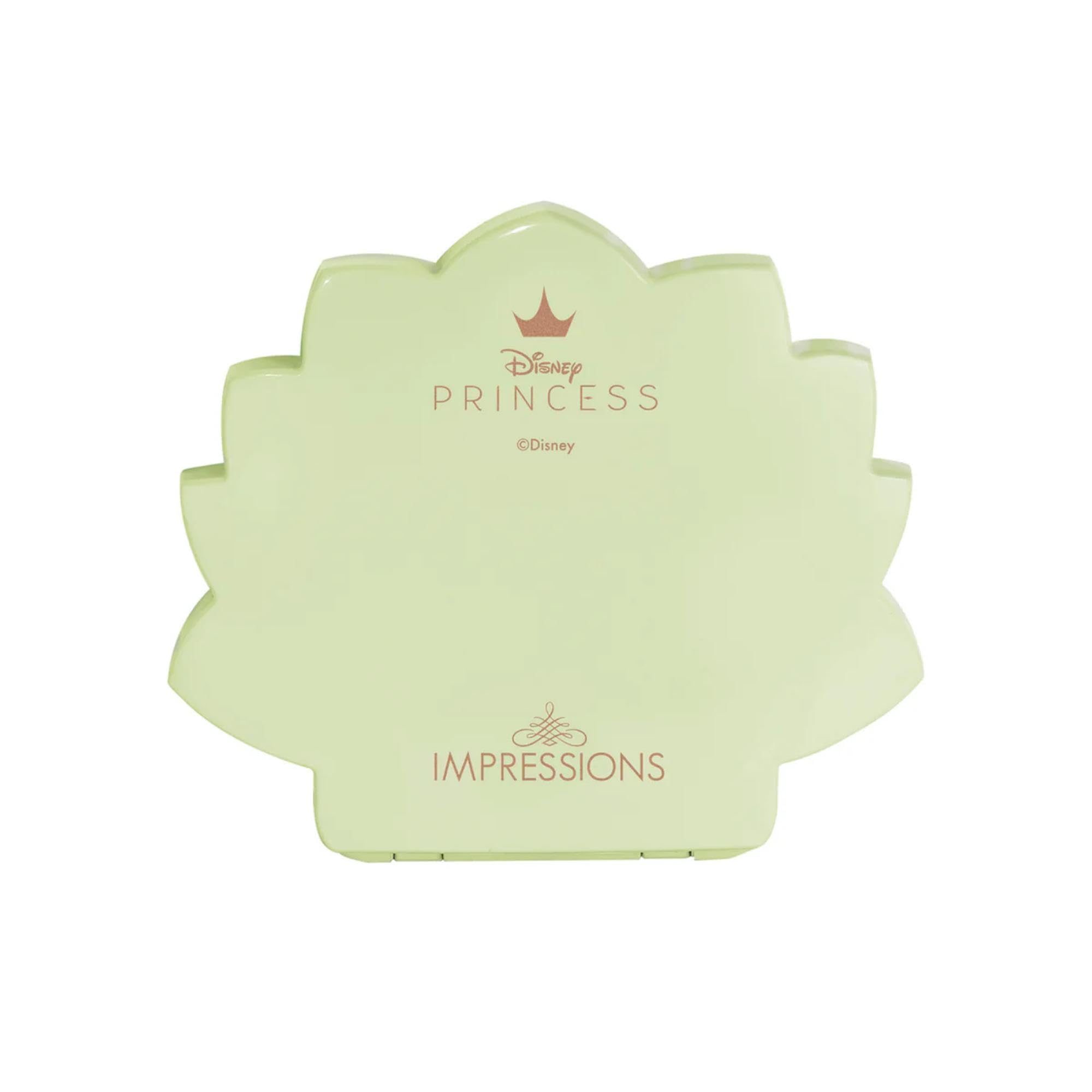 Impressions Vanity Tiana Lotus mirror travel friendly fits in purse or bag.