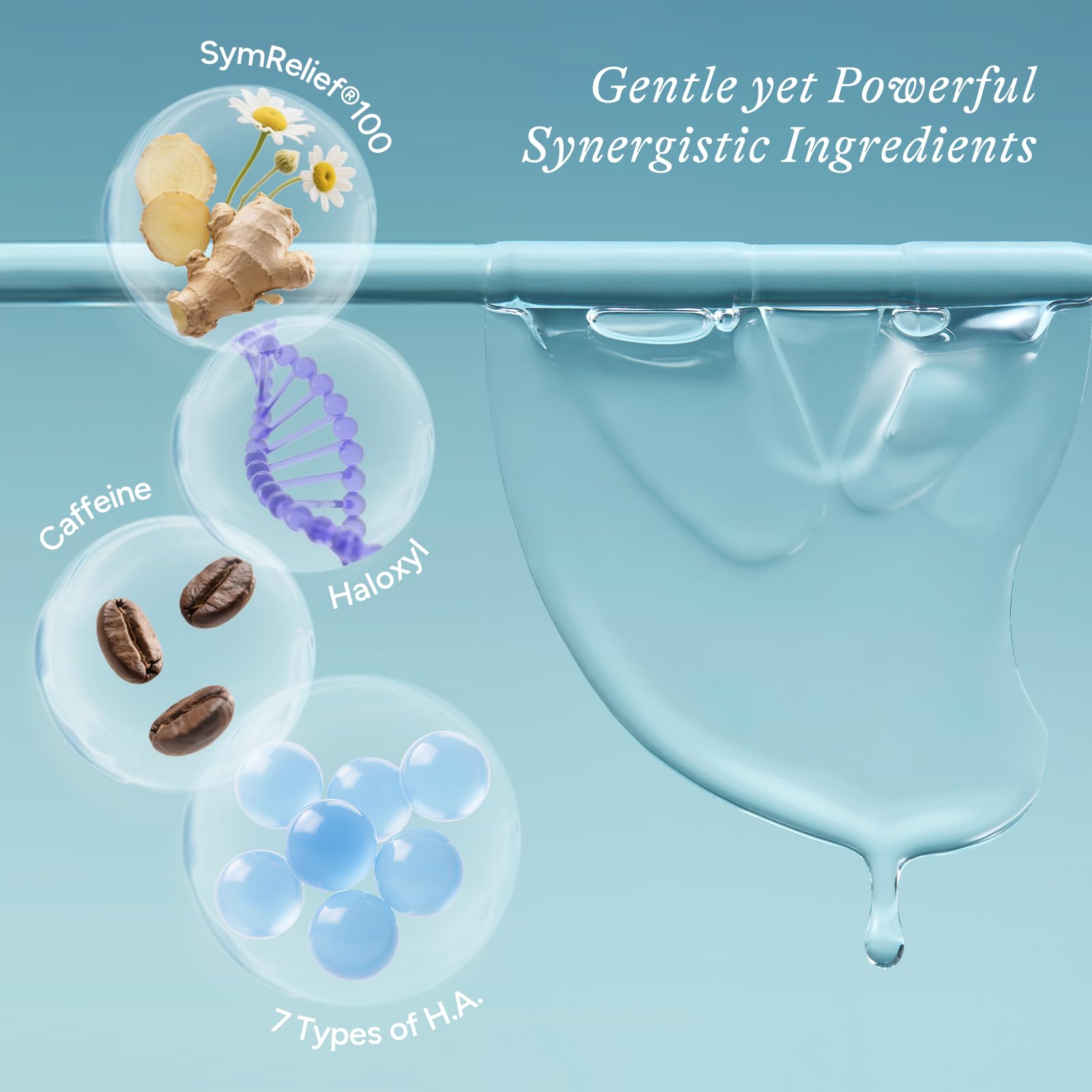 In My Eyes SymRelief 100 soothes irritation with gentle bisabolol and ginger.