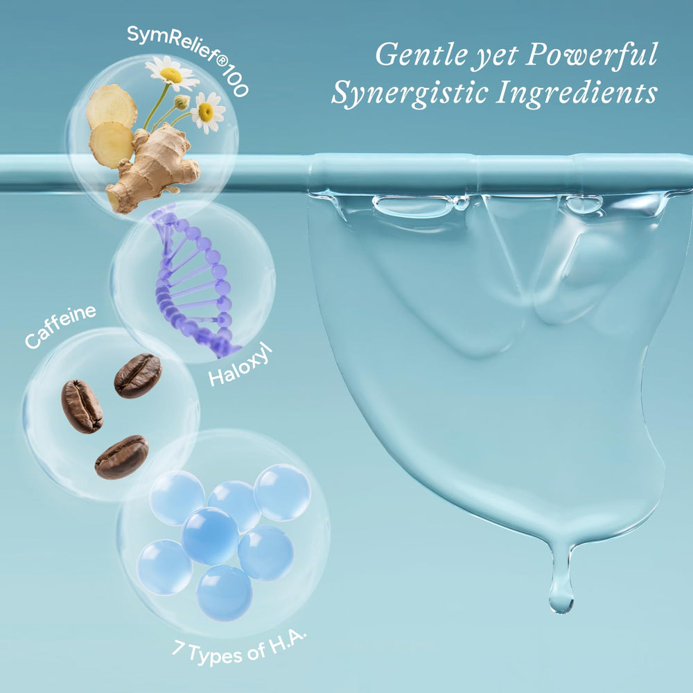 In My Eyes SymRelief 100 soothes irritation with gentle bisabolol and ginger.