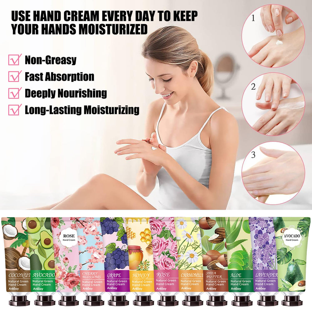 Scented INALIER hand cream collection featuring 10 flavors for mood care.
