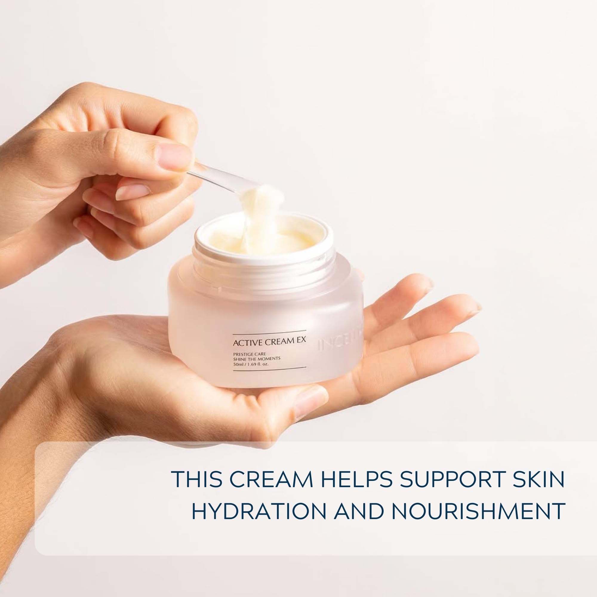 Eco-friendly packaging of INCELLDERM Riman Active Cream EX communicates mindful choice.