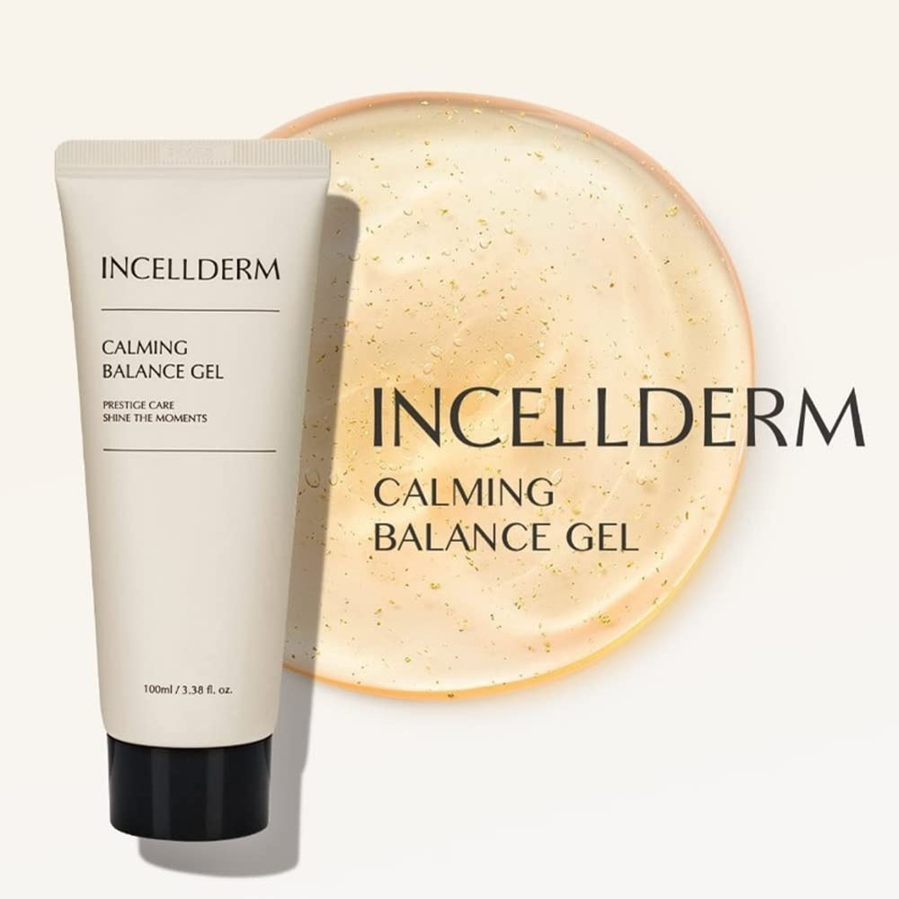 INCELLDERM Riman Calming Balance Gel packaging box for daily routine.
