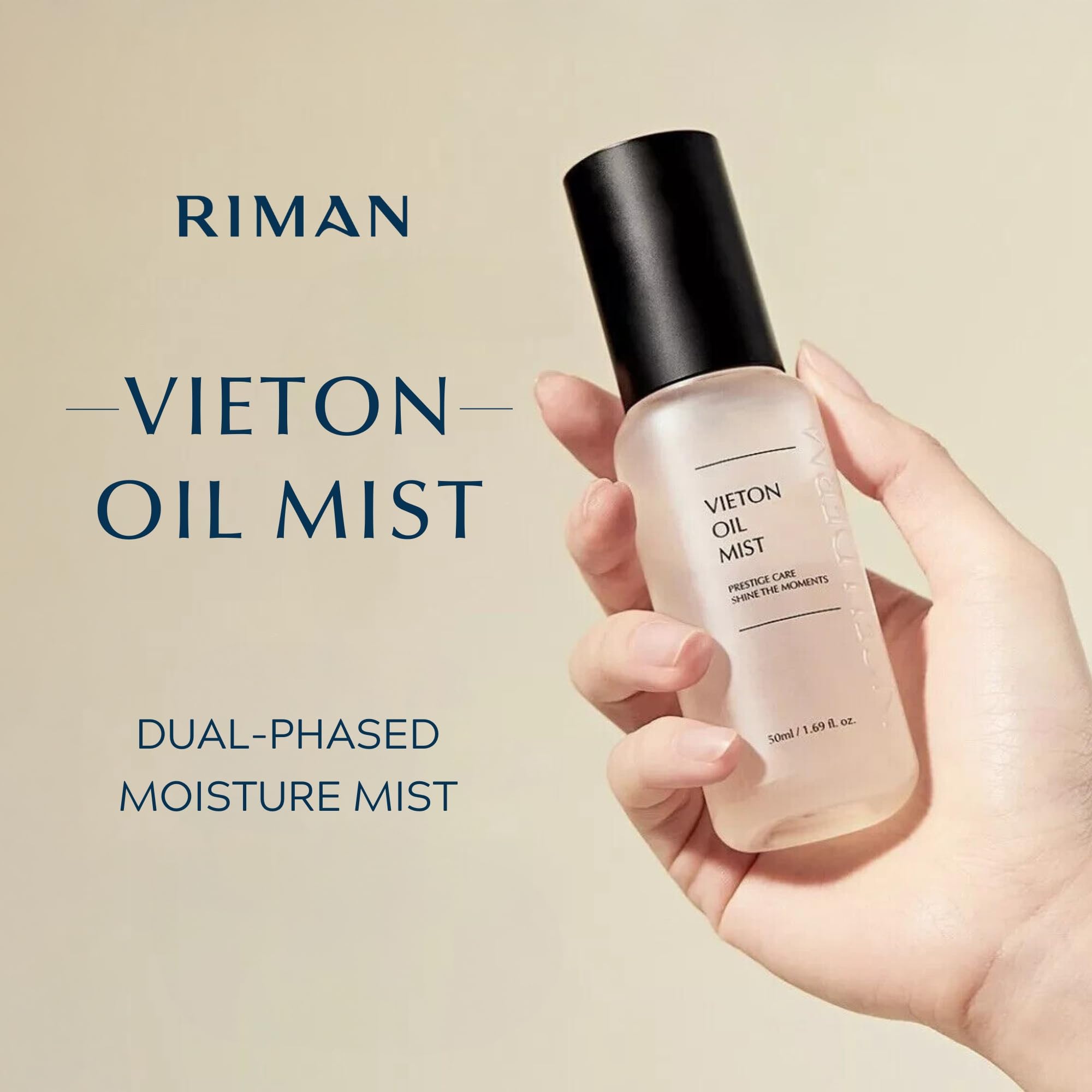 50ml Vieton Oil Mist compact bottle for on-the-go hydration