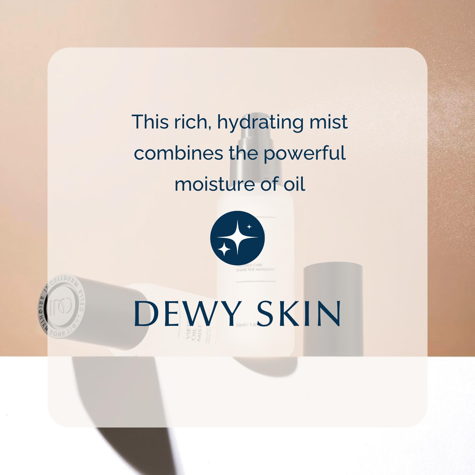 Botanical rosemary and thyme in Vieton mist for nourished skin