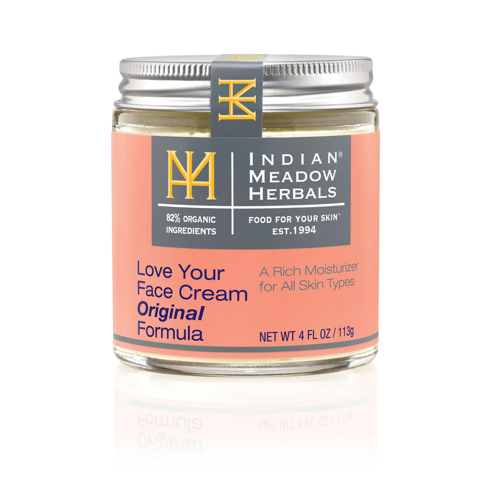 Indian Meadow Herbals Love Your Face Cream bottle showcasing premium packaging for daily hydration