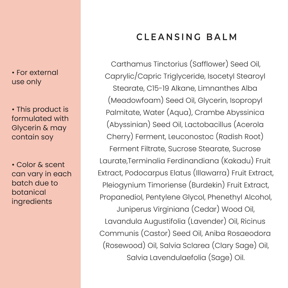 Indie Lee cleansing balm Acerola fruit vitamin C highlight