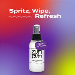 Indigo Wild Zum Bum Bidet pump-dispense demonstrates easy application on toilet paper.