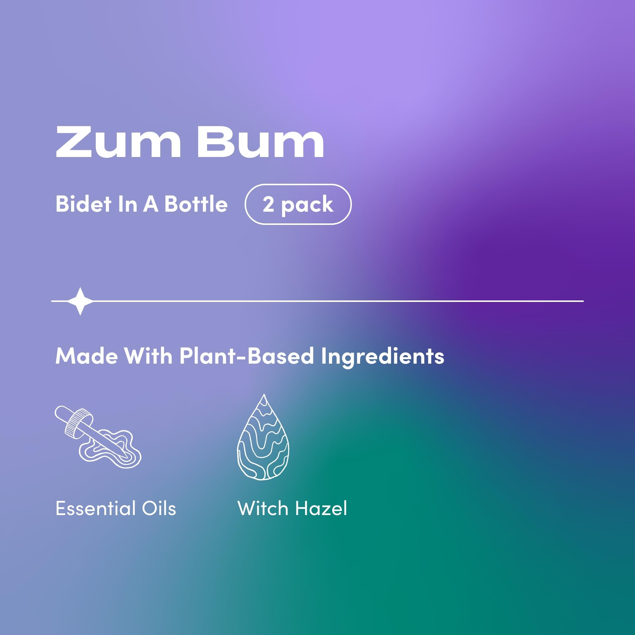 Indigo Wild Zum Bum Bidet two-pack box highlights value for travel and shared use.