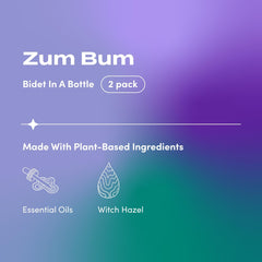 Indigo Wild Zum Bum Bidet two-pack box highlights value for travel and shared use.