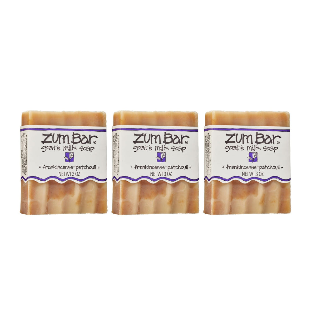 Indigo Wild Zum Goat's Milk Soap Bar with frankincense-patchouli for nourishing skin