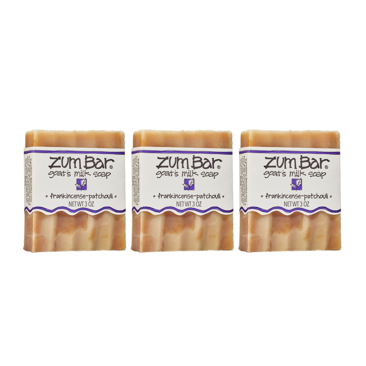 Indigo Wild Zum Goat's Milk Soap Bar with frankincense-patchouli for nourishing skin