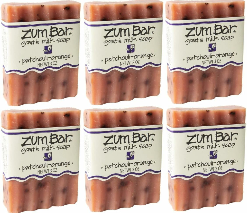 Indigo Wild Zum Goat's Milk Soap Bar with patchouli-orange lather for gentle daily cleansing