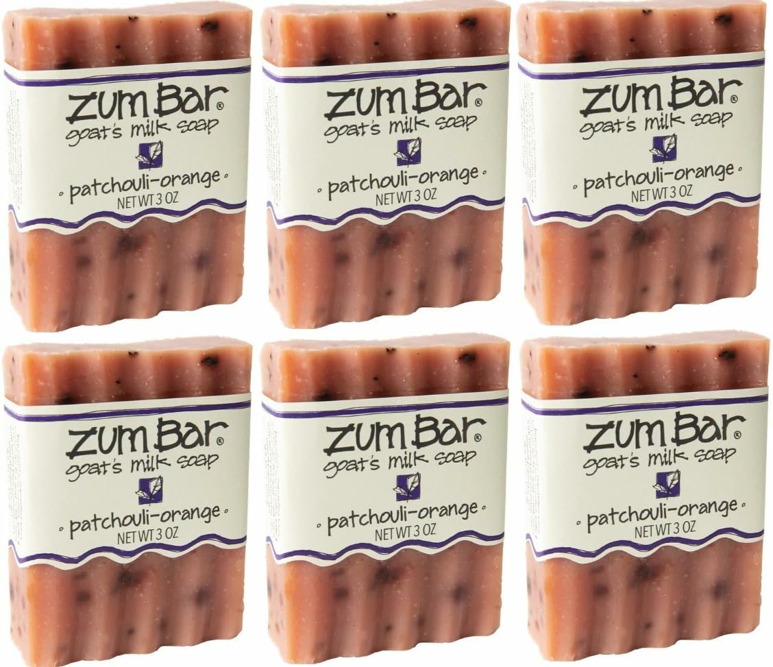 Indigo Wild Zum Goat's Milk Soap Bar with patchouli-orange lather for gentle daily cleansing
