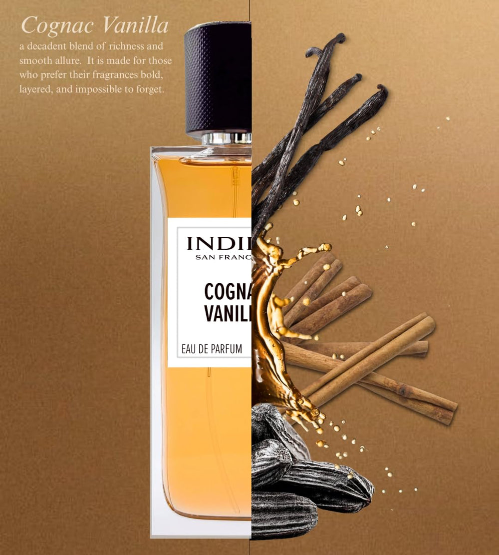 Indira San Francisco eau de parfum spray delivers instant premium presence.