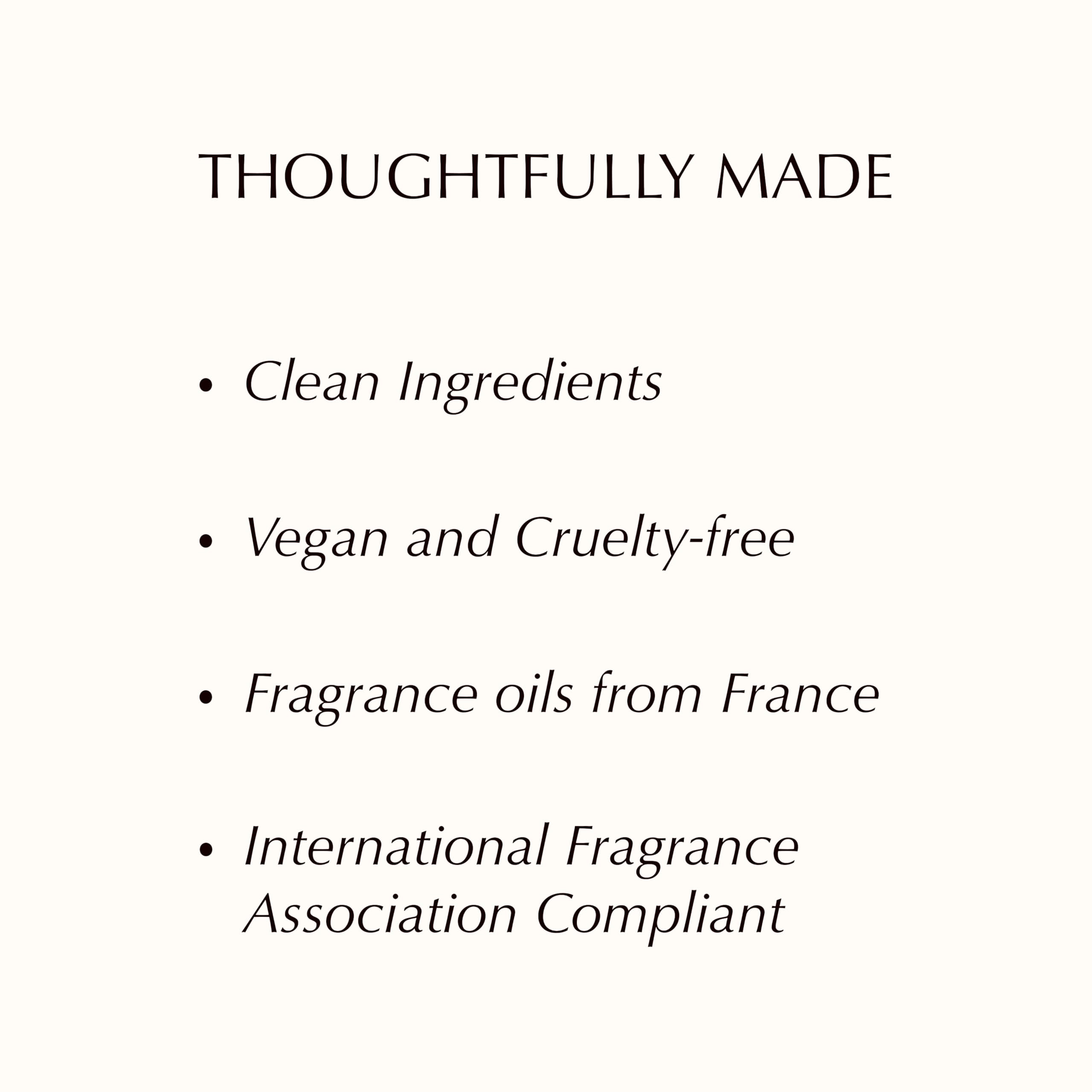 Indira San Francisco long-lasting scent trail supports all-day confidence.