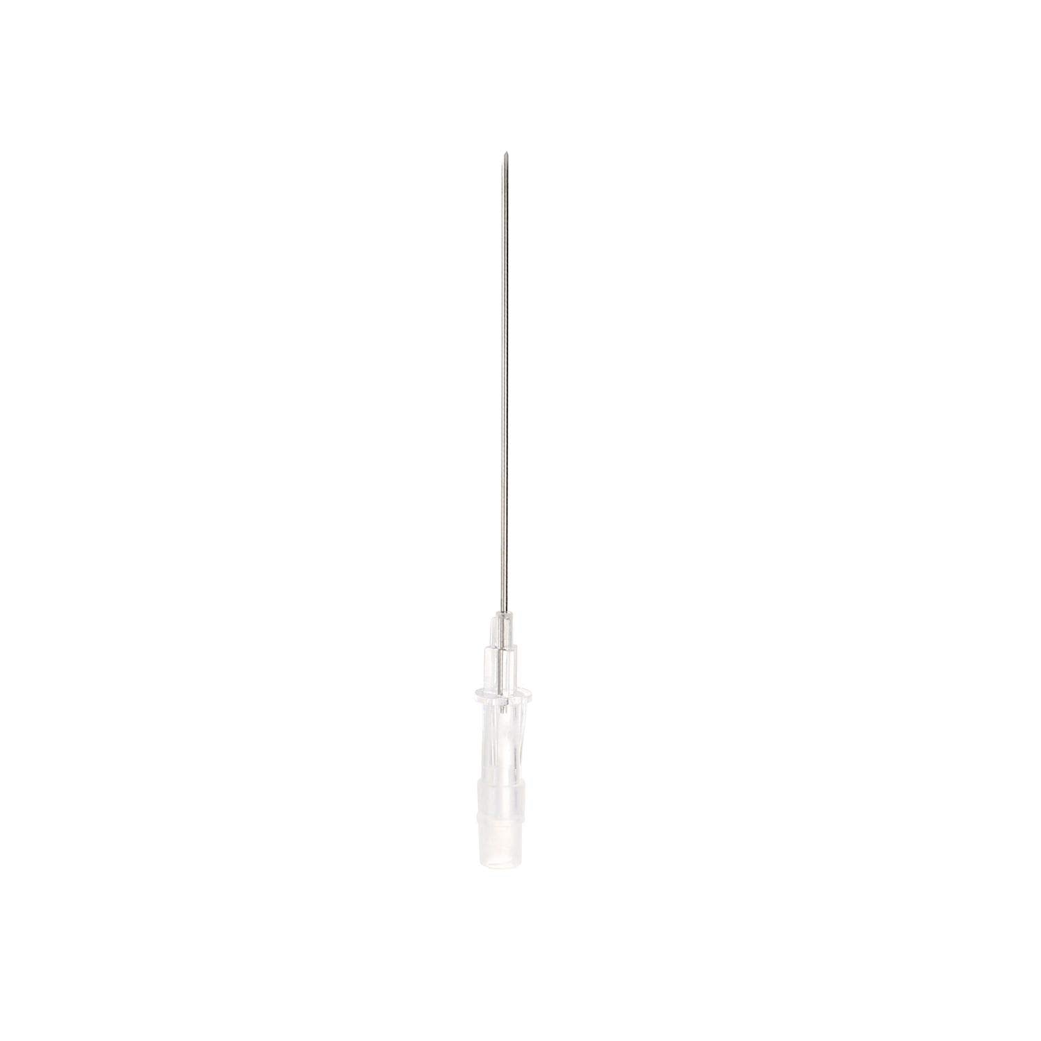 Individually packaged 16G piercing needles for single-use procedures.