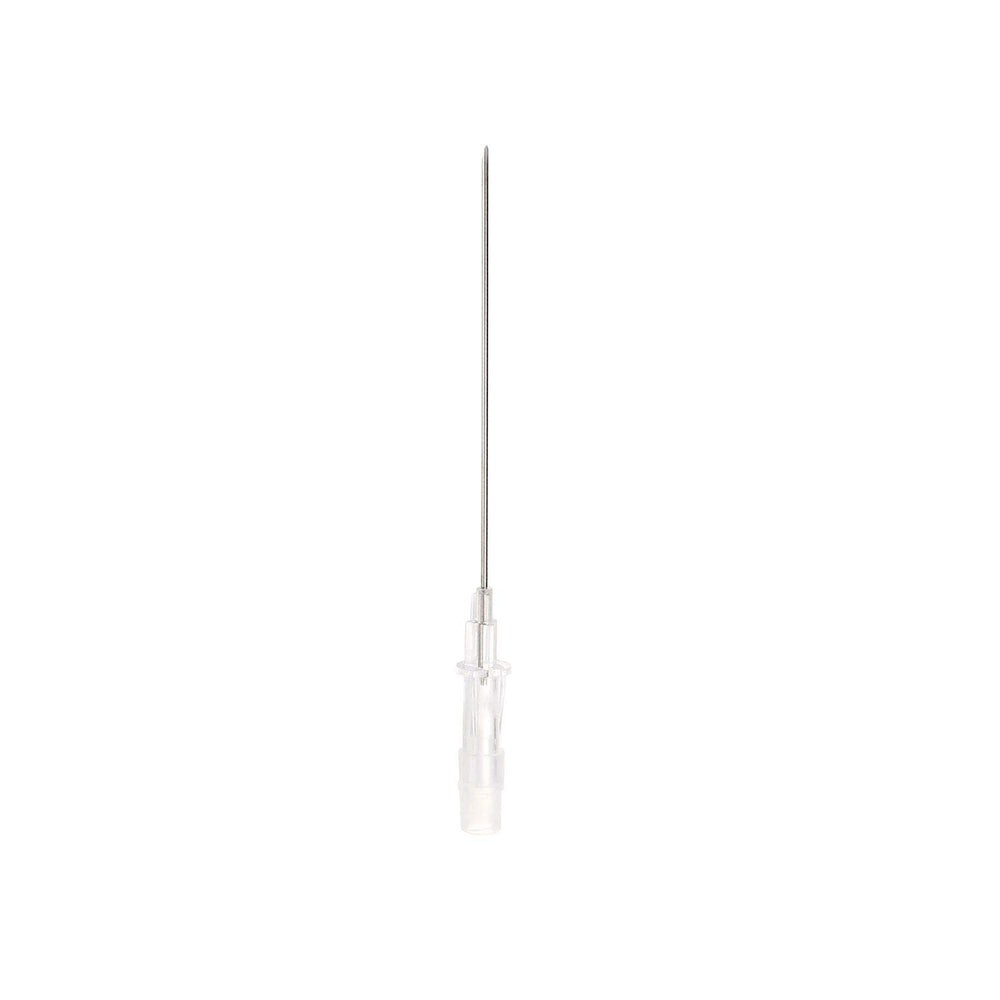Individually packaged 16G piercing needles for single-use procedures.