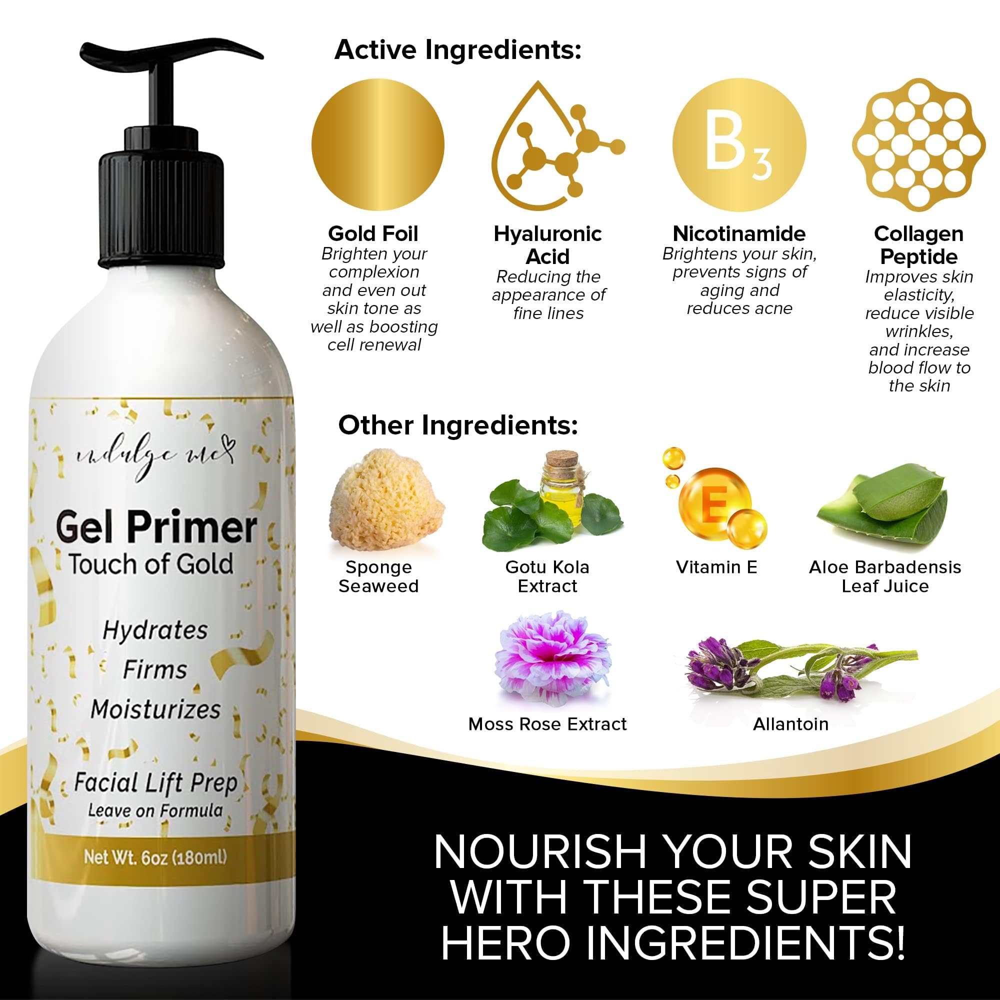 IndulgeMe Conductive Gel bottle display on clean vanity